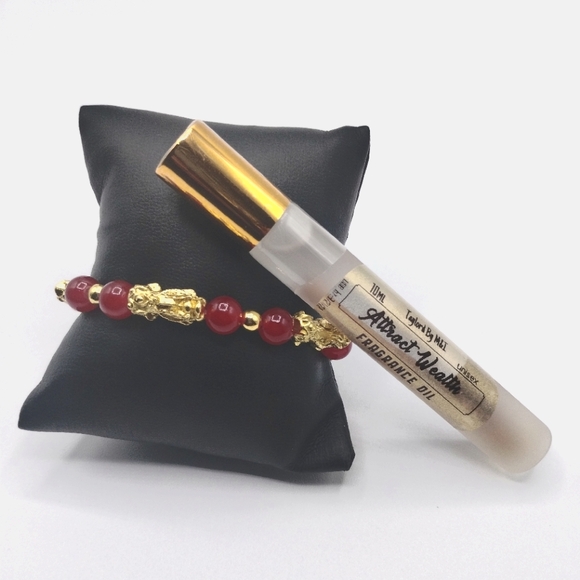 Attract Wealth fragrance oil+FREE wealth Bracelet - Picture 2 of 5